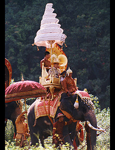 THE KING ON HIS ELEPHANT