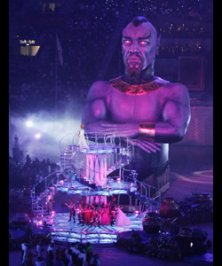 GIANT GENIE AND ARABESQUE STAGE